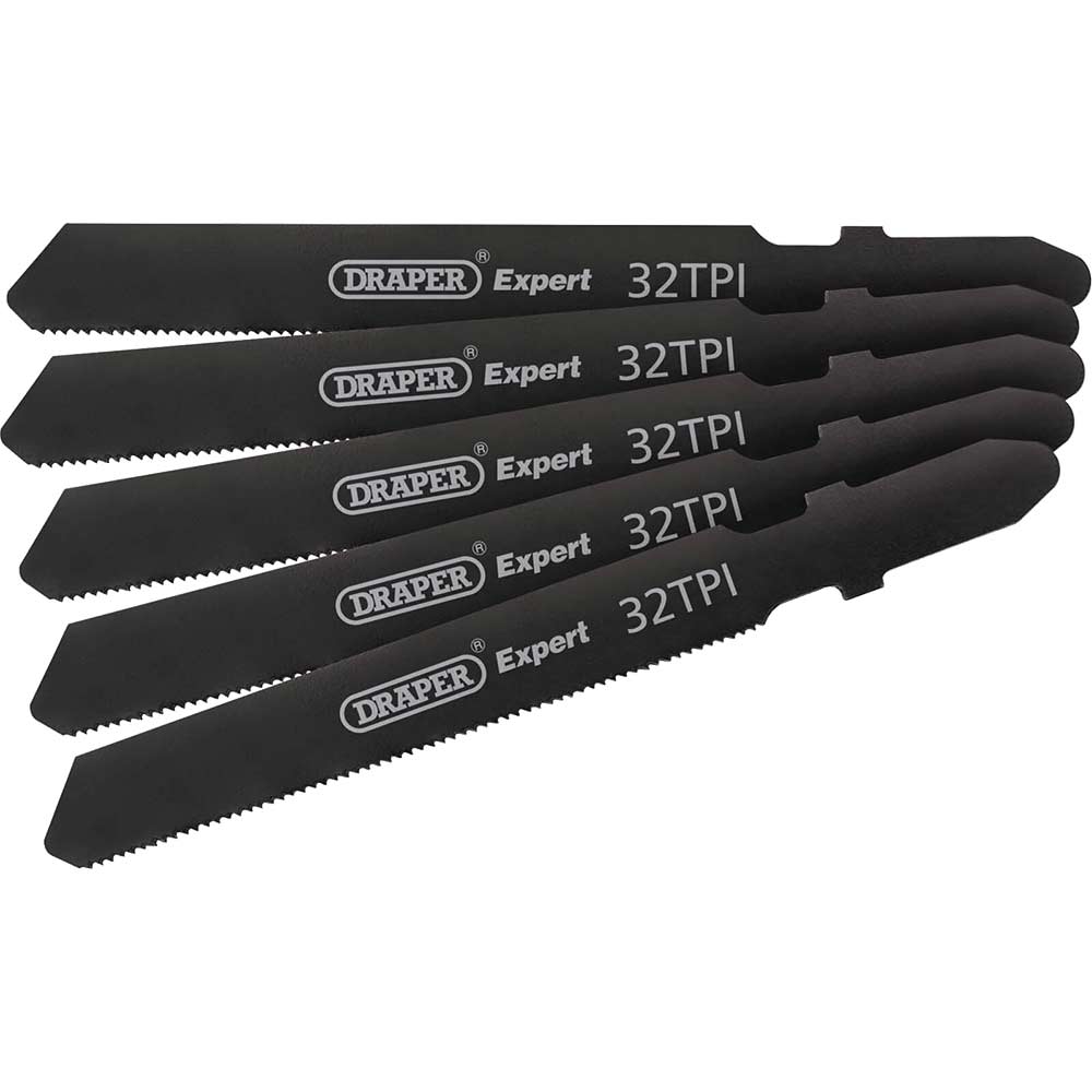 Photo of Draper Expert 5 Piece Dt118g Jigsaw Blade Set