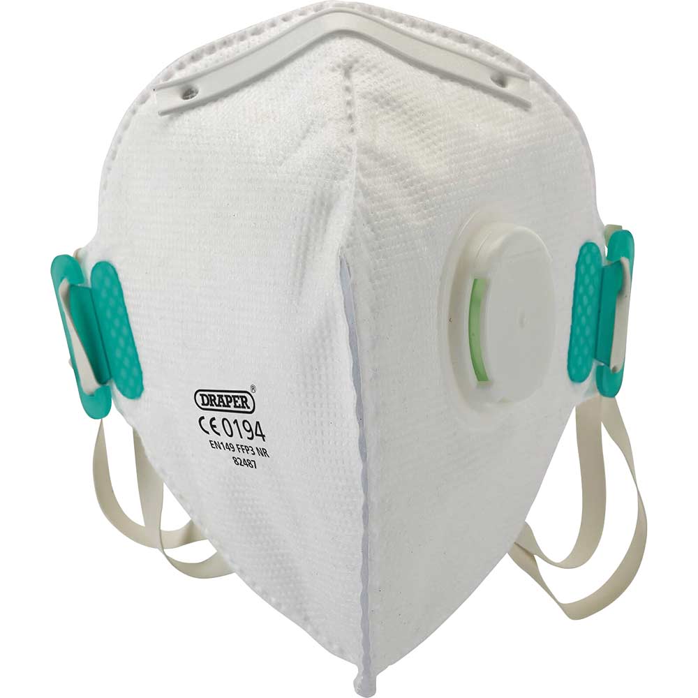Draper FFP3 NR Vertical Fold Flat Mask Disposable Masks