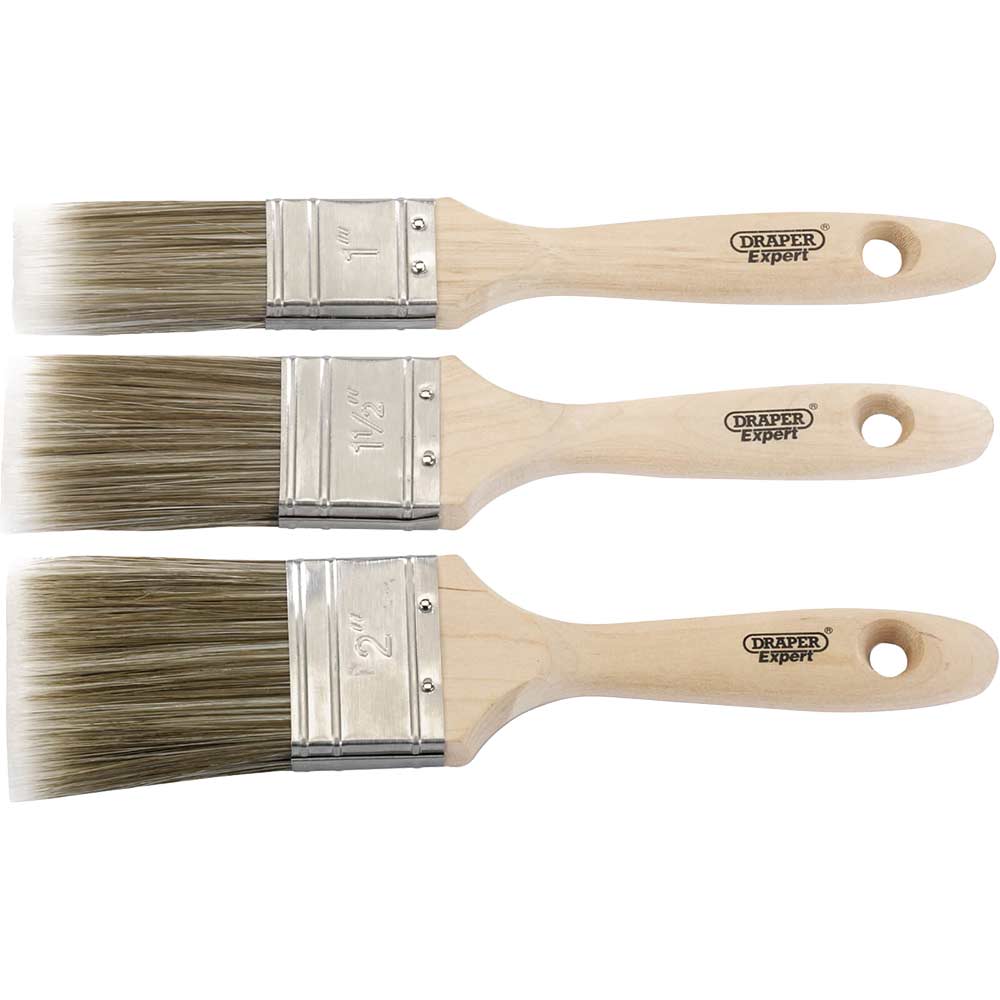 Photo of Draper Expert 3 Piece Paint Brush Set