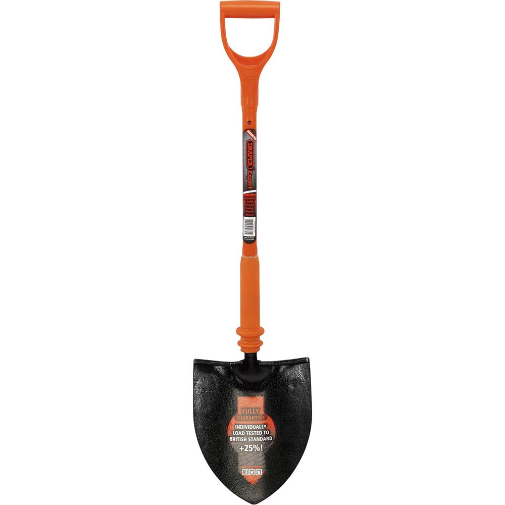 Photo of Draper Expert Round Mouth Shovel Fully Insulated Solid Forged