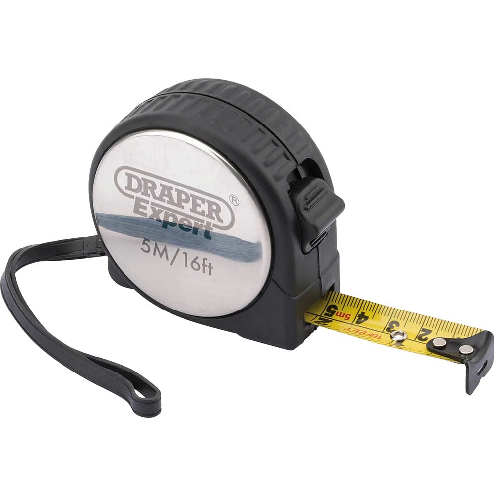 Photo of Draper Measuring Tape Imperial & Metric 16ft / 5m 19mm