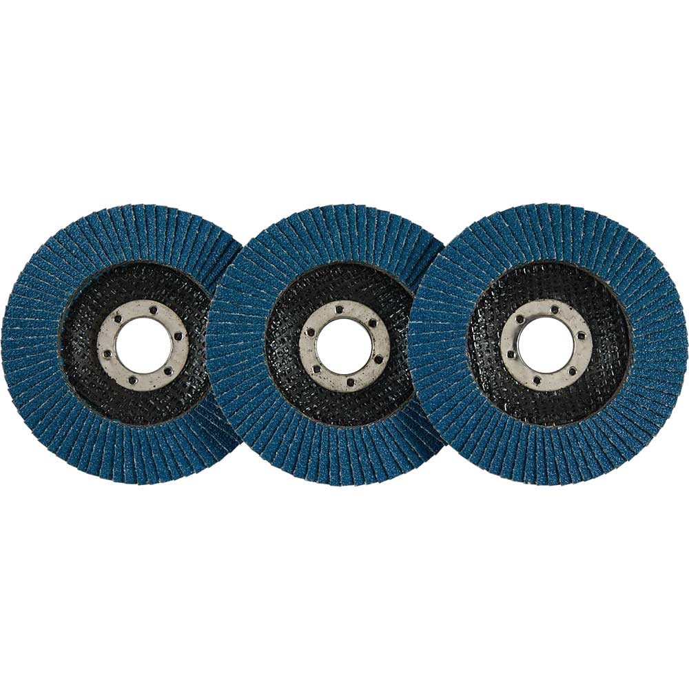 Photo of Draper Zirconium Oxide Flap Discs 115mm 60g Pack Of 10