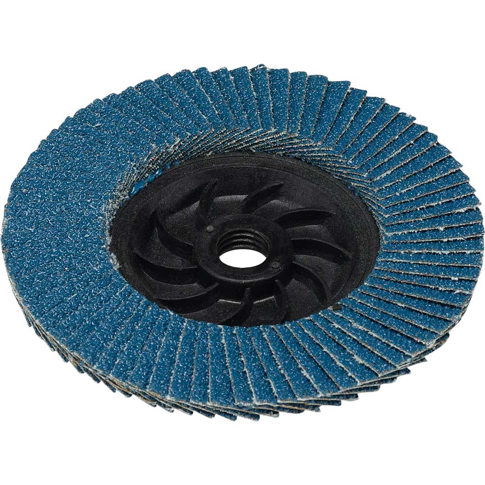 Photo of Draper Expert M14 Threaded Zirconium Oxide Flap Disc 115mm 40g Pack Of 1