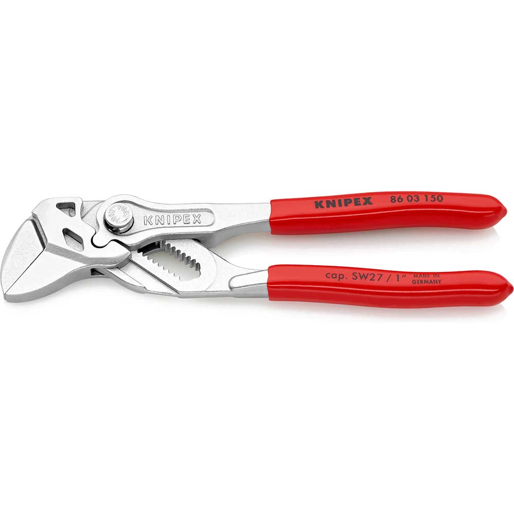 Photo of Knipex 86 03 Chrome Plier Nut Wrenches 150mm