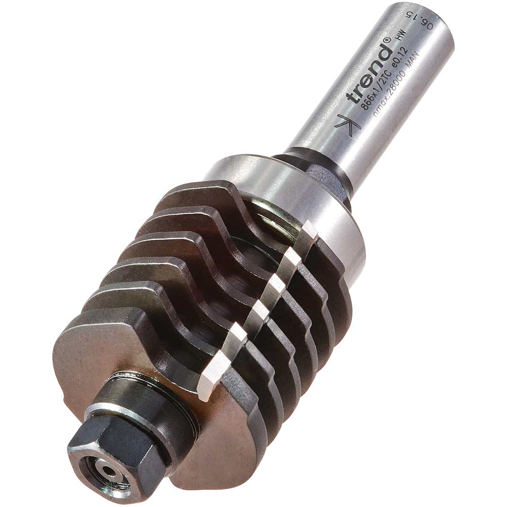 Photo of Trend Bearing Guided Finger Jointer Set 40mm 1/2