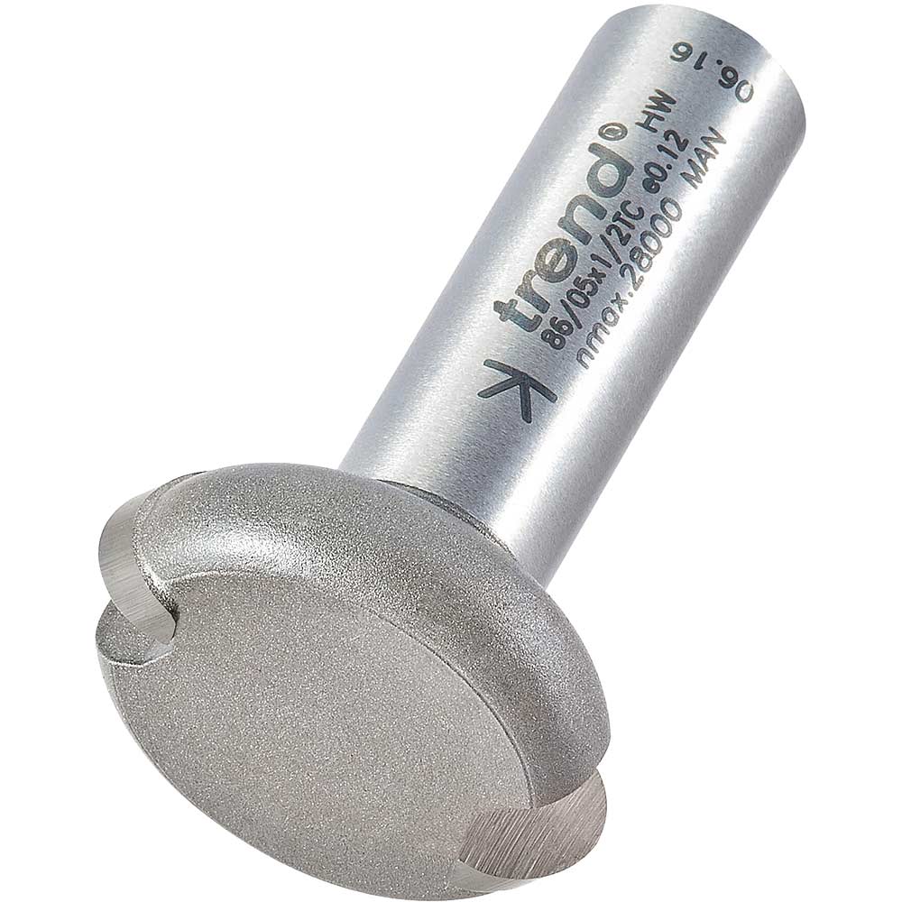 Photo of Trend Radius Sunk Bead Router Cutter 30mm 10mm 1/2