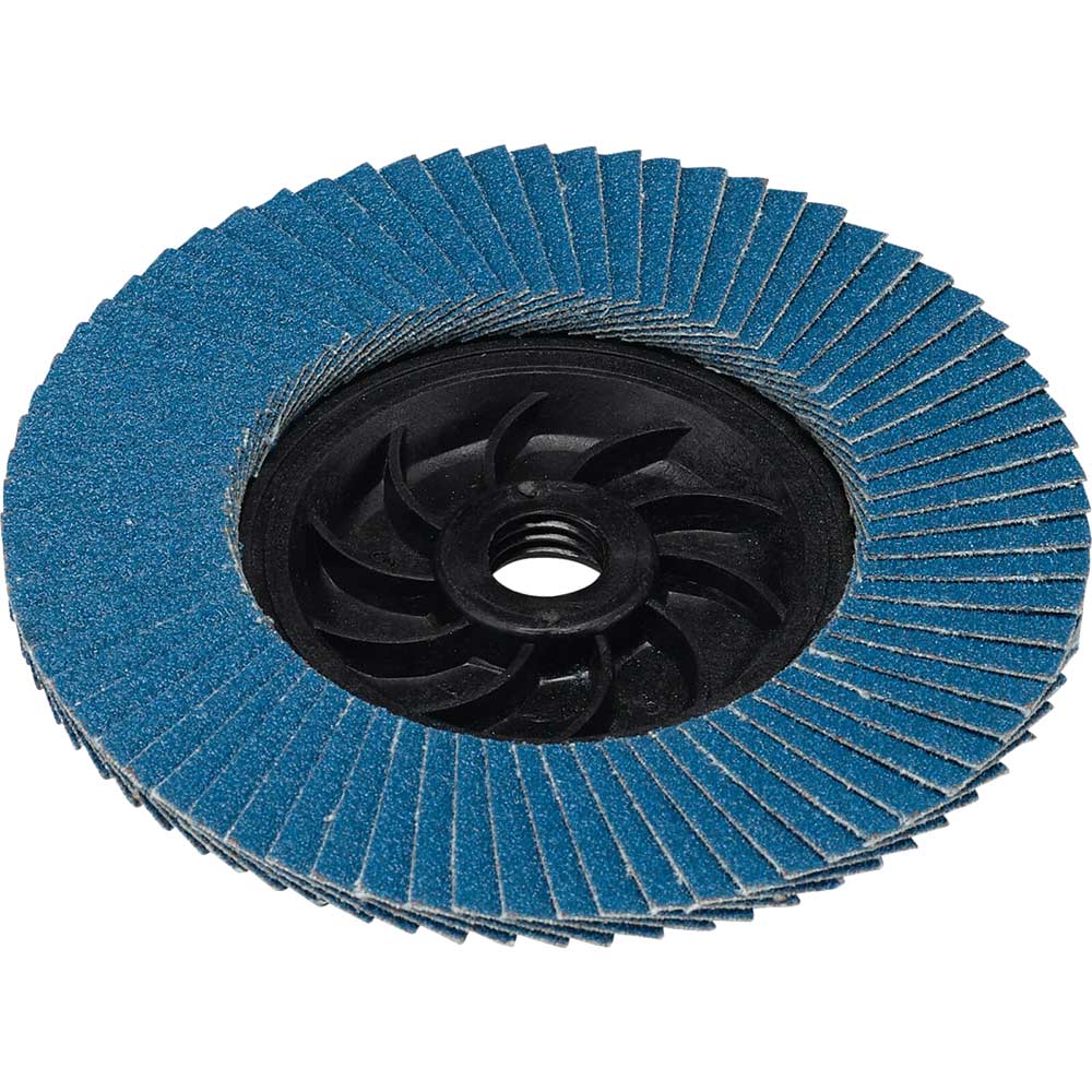 Photo of Draper Expert M14 Threaded Zirconium Oxide Flap Disc 115mm 80g Pack Of 1