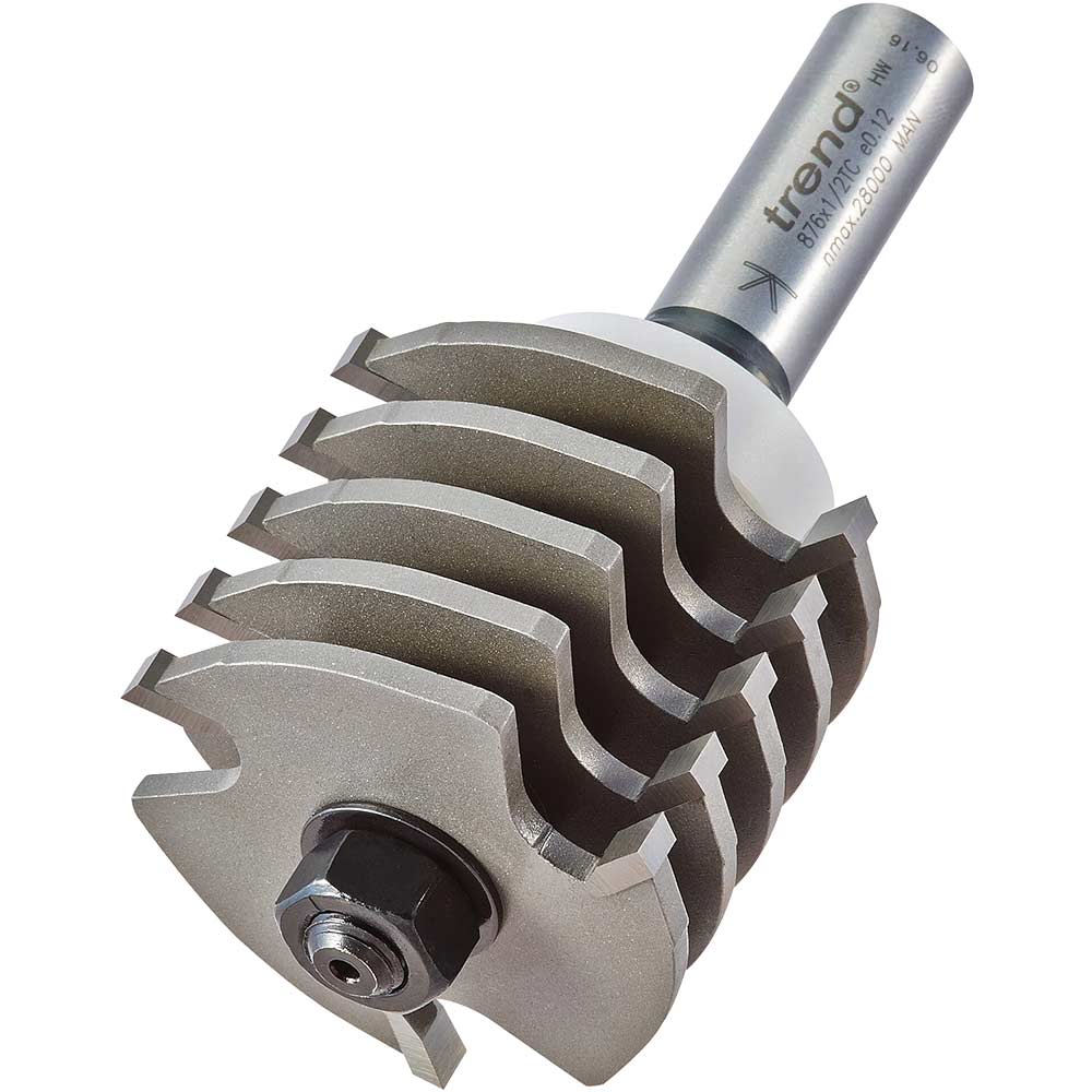 Photo of Trend Comb Jointer Router Cutter Set 47mm 4mm 1/2