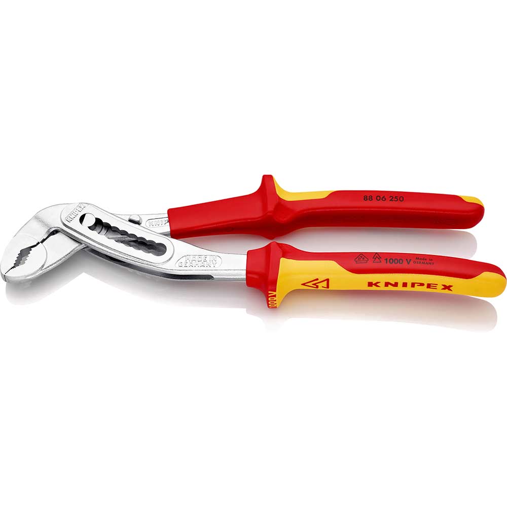 Photo of Knipex 88 06 Vde Insulated Alligator Water Pump Pliers 250mm