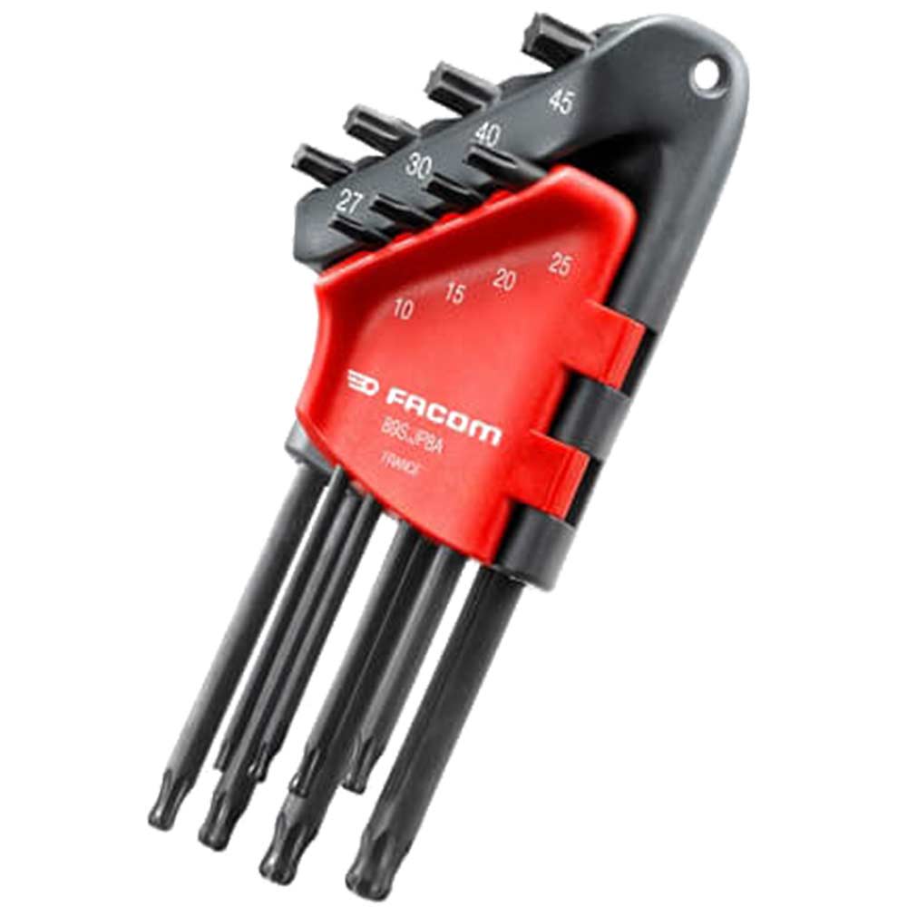 Image of Facom 8 Piece Long Arm Ball End Torx Key Set