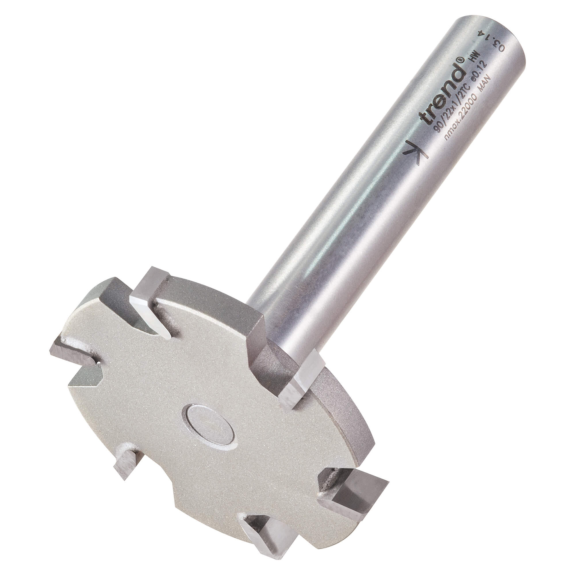 Photo of Trend Six Wing Trimmer Router Cutter 52.3mm 6.5mm 1/2