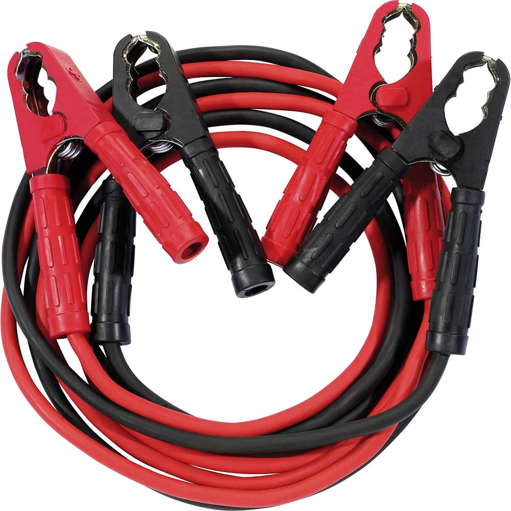 Image of Draper Heavy Duty Booster Cable Jump Leads 25mm 3m