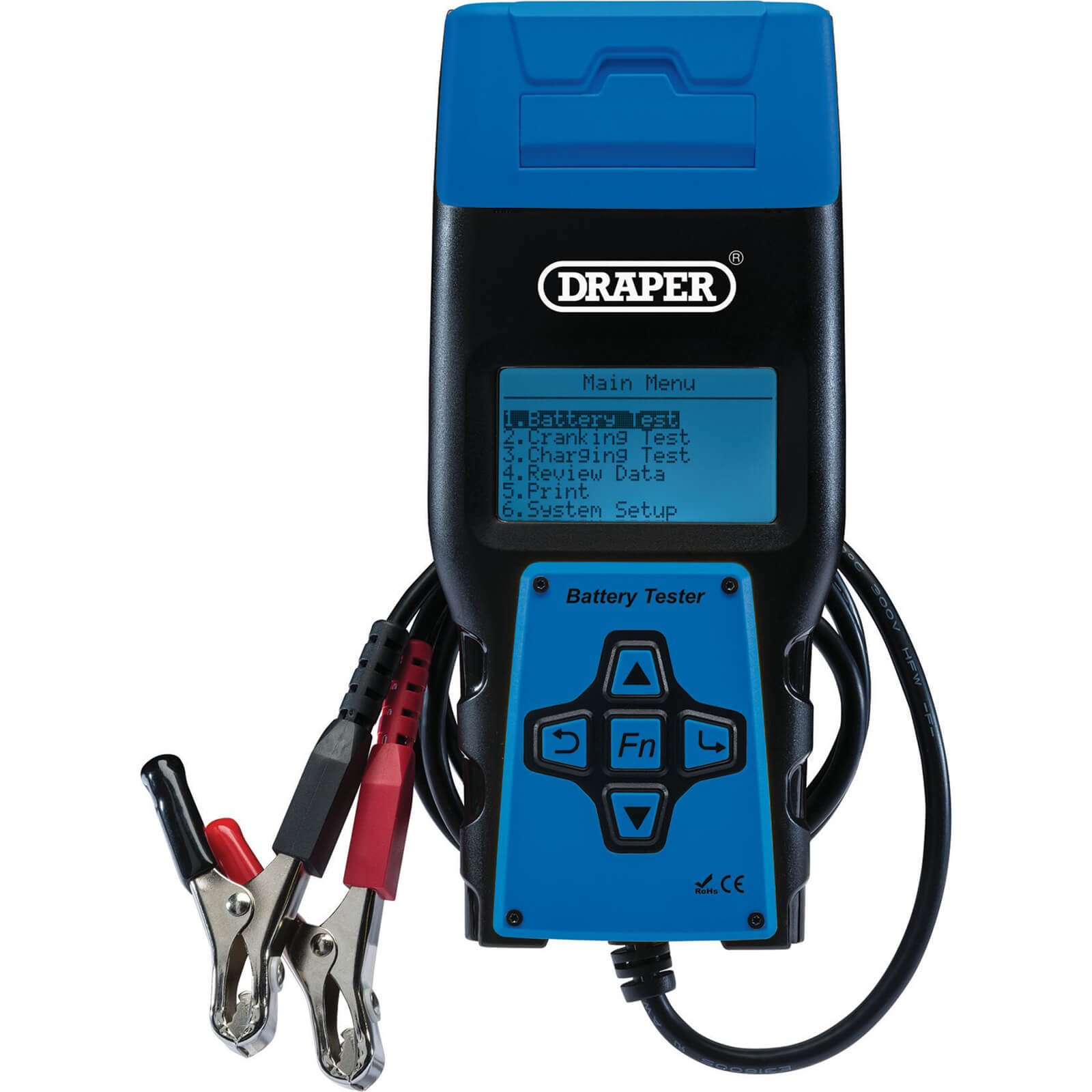 Image of Draper BTP Automotive Battery Tester and Integrated Printer