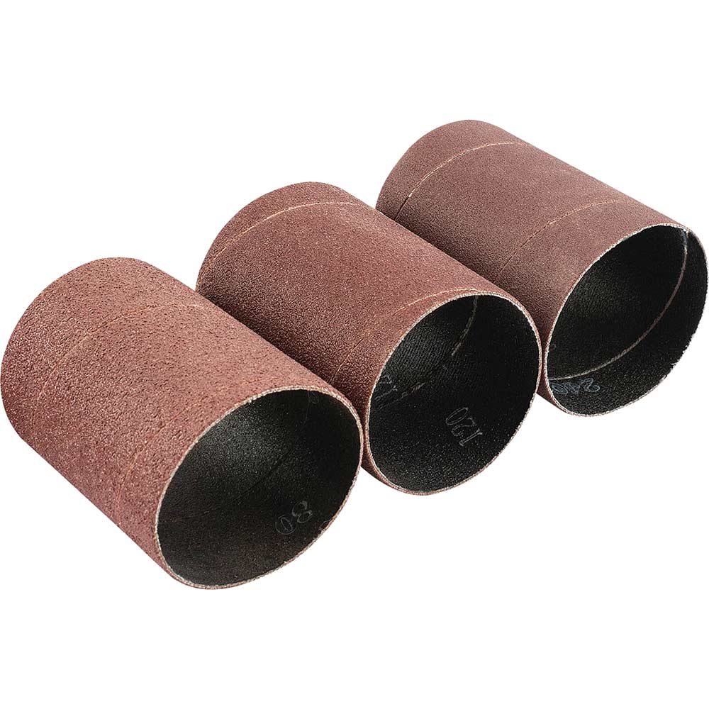 Photo of Draper Sanding Roller Sanding Sleeves Assorted Grit Pack Of 3