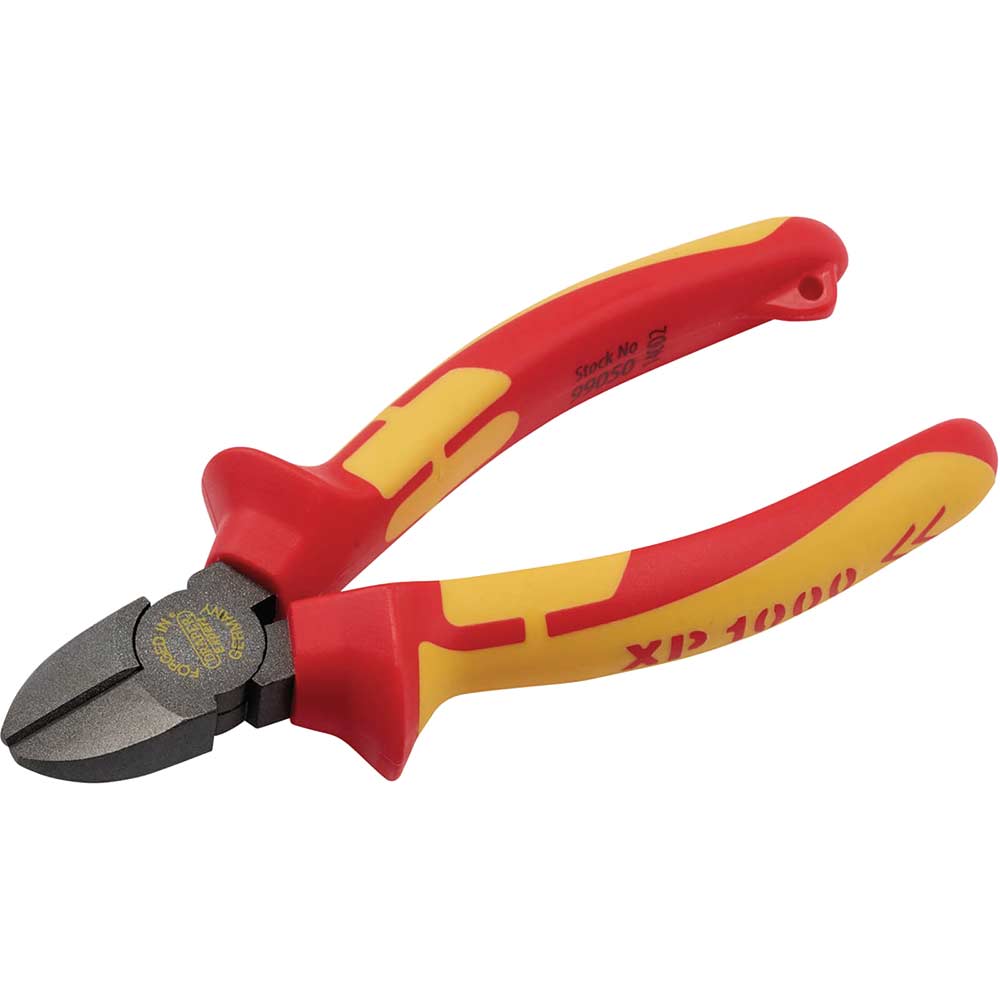Photo of Draper Xp1000 Vde Tethered Diagonal Side Cutters 140mm