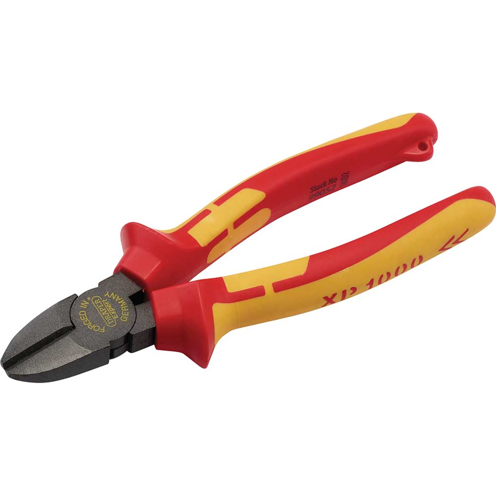 Photo of Draper Xp1000 Vde Tethered Diagonal Side Cutters 180mm