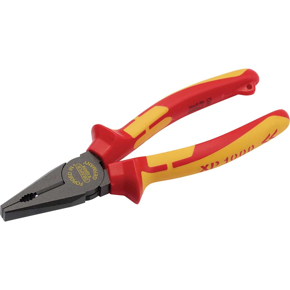 Photo of Draper Xp1000 Vde Insulated Tethered Combination Pliers 180mm