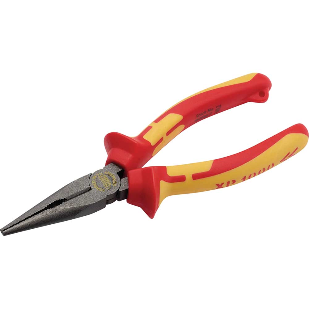 Photo of Draper Xp1000 Vde Insulated Tethered Long Nose Pliers 160mm