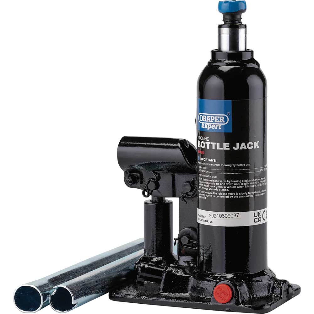 Photo of Draper Expert Hydraulic Bottle Jack 2 Tonne