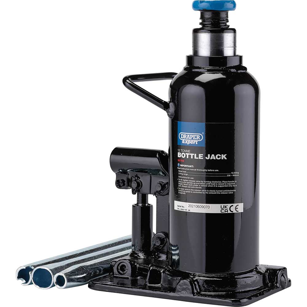 Photo of Draper Expert Hydraulic Bottle Jack 12 Tonne
