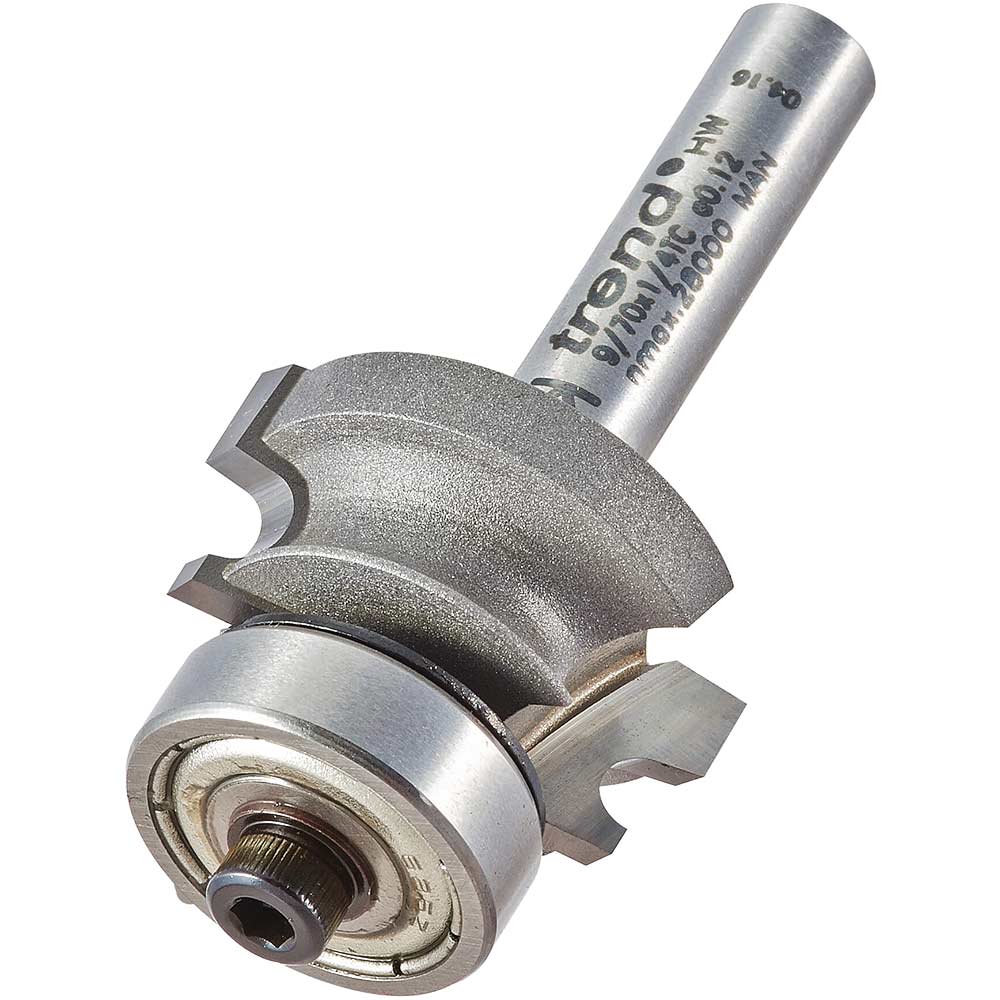 Photo of Trend Corner Bead Bearing Guided Router Cutter 23mm 20mm 1/4