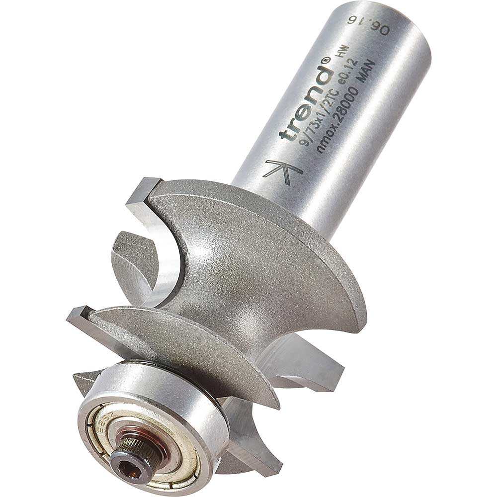 Photo of Trend Corner Bead Bearing Guided Router Cutter 31.9mm 28.6mm 1/2