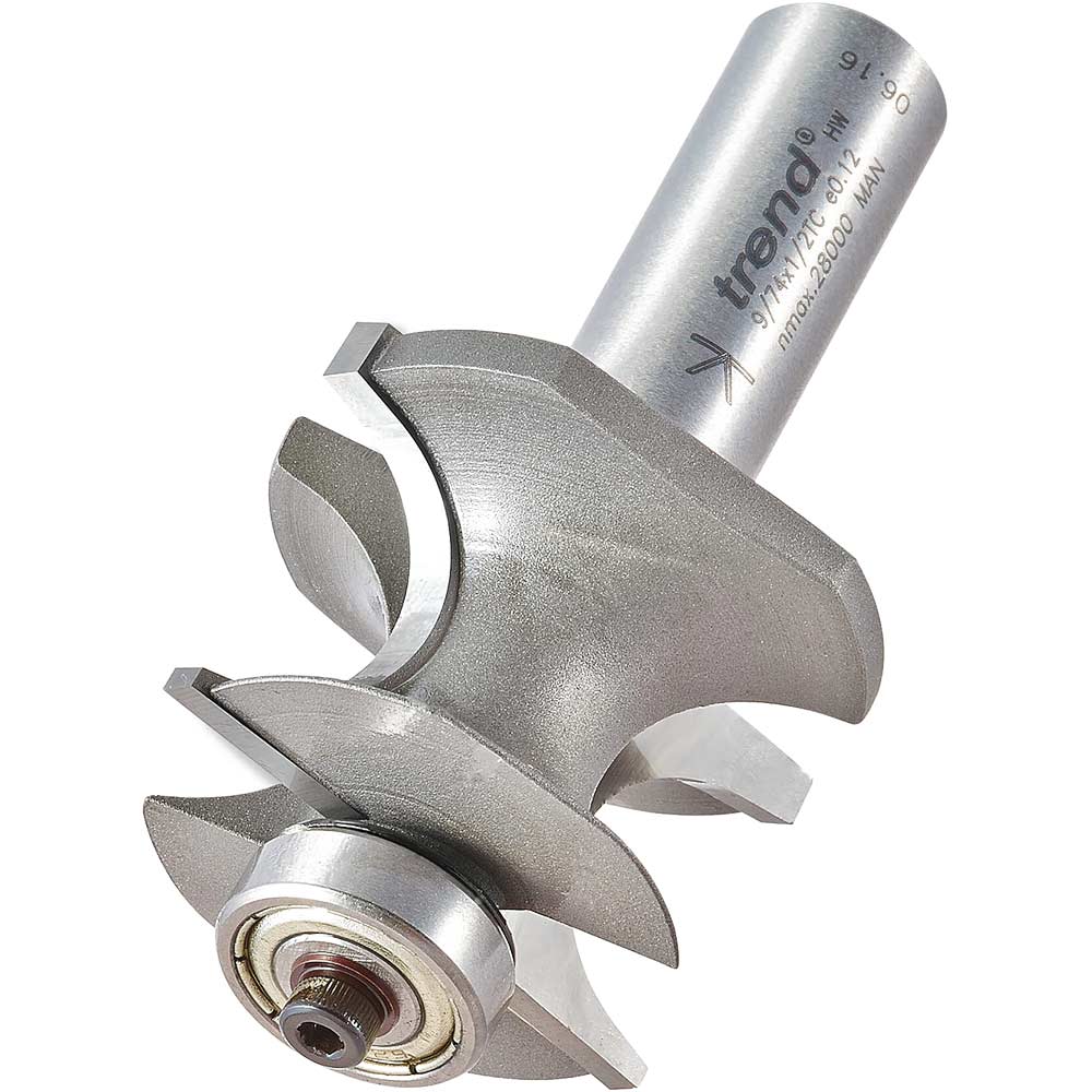 Photo of Trend Corner Bead Bearing Guided Router Cutter 38.1mm 34.7mm 1/2