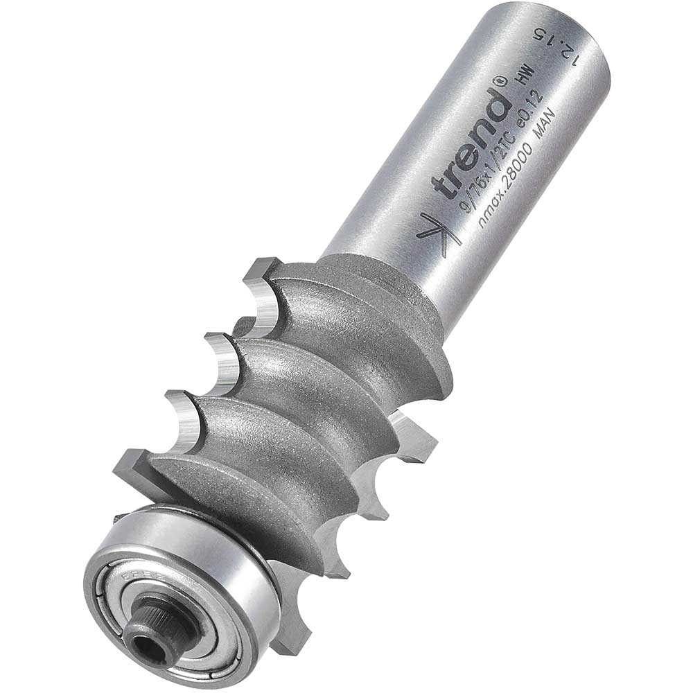 Photo of Trend Multi Reed Bearing Guided Router Cutter 22mm 25mm 1/2