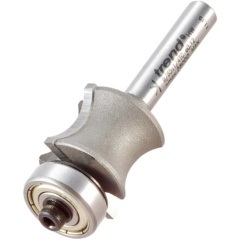 Photo of Trend Bearing Sunk Bead Router Cutter 22mm 16mm 1/4