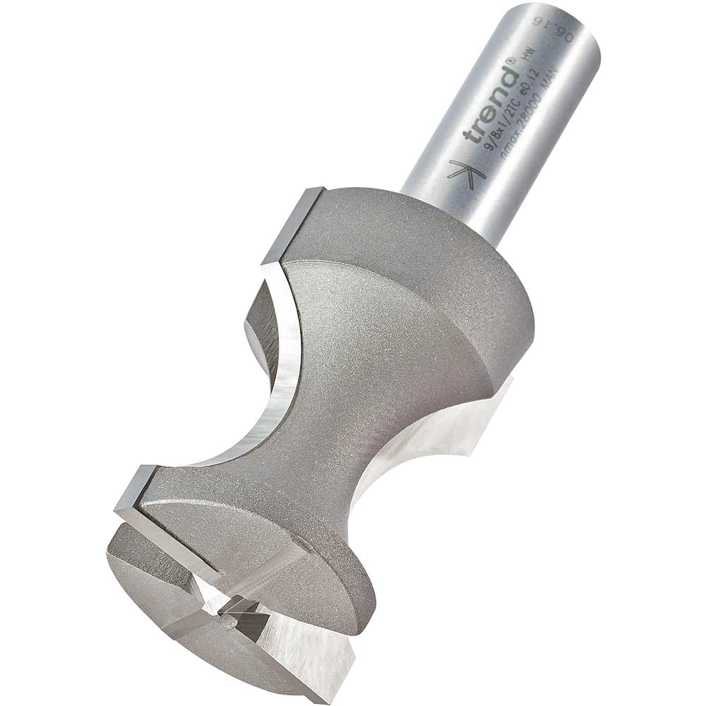Photo of Trend Hand Hole Staff Bead Router Cutter 32mm 28mm 1/2