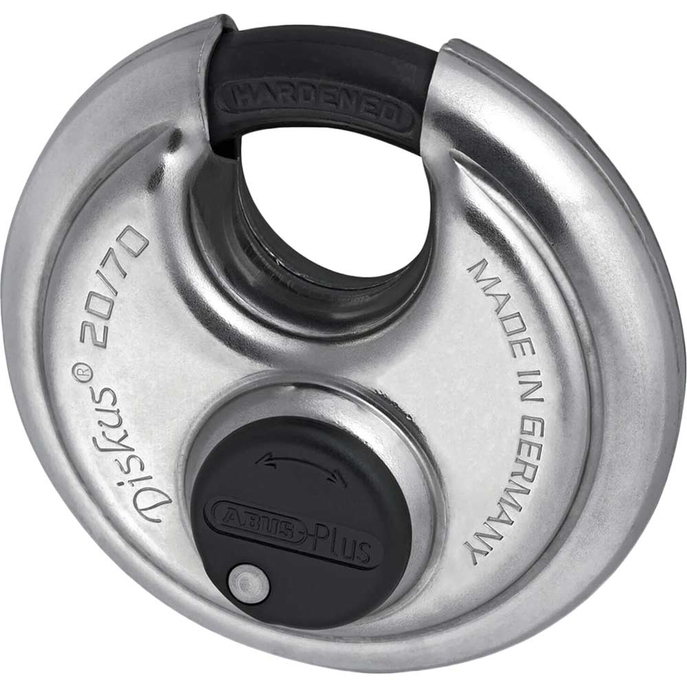 Abus 20 Series Diskus Stainless Steel Bodied Padlock 70mm Standard