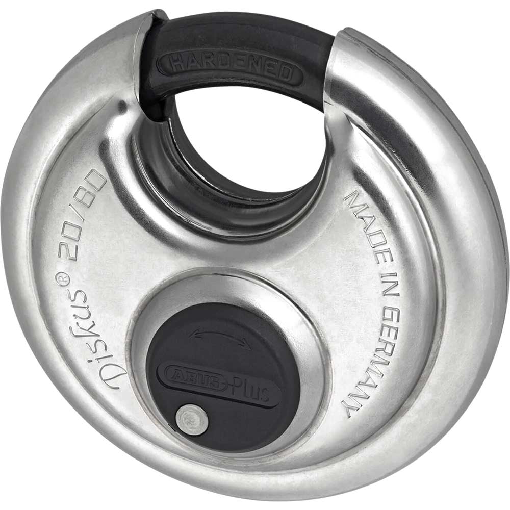 Abus 20 Series Diskus Stainless Steel Bodied Padlock 80mm Standard