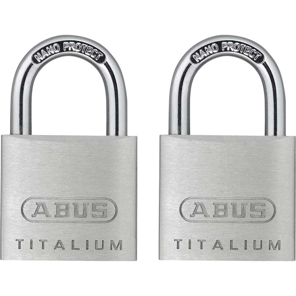 Photo of Abus 64ti Series Titalium Padlock Pack Of 2 Keyed Alike 30mm Standard