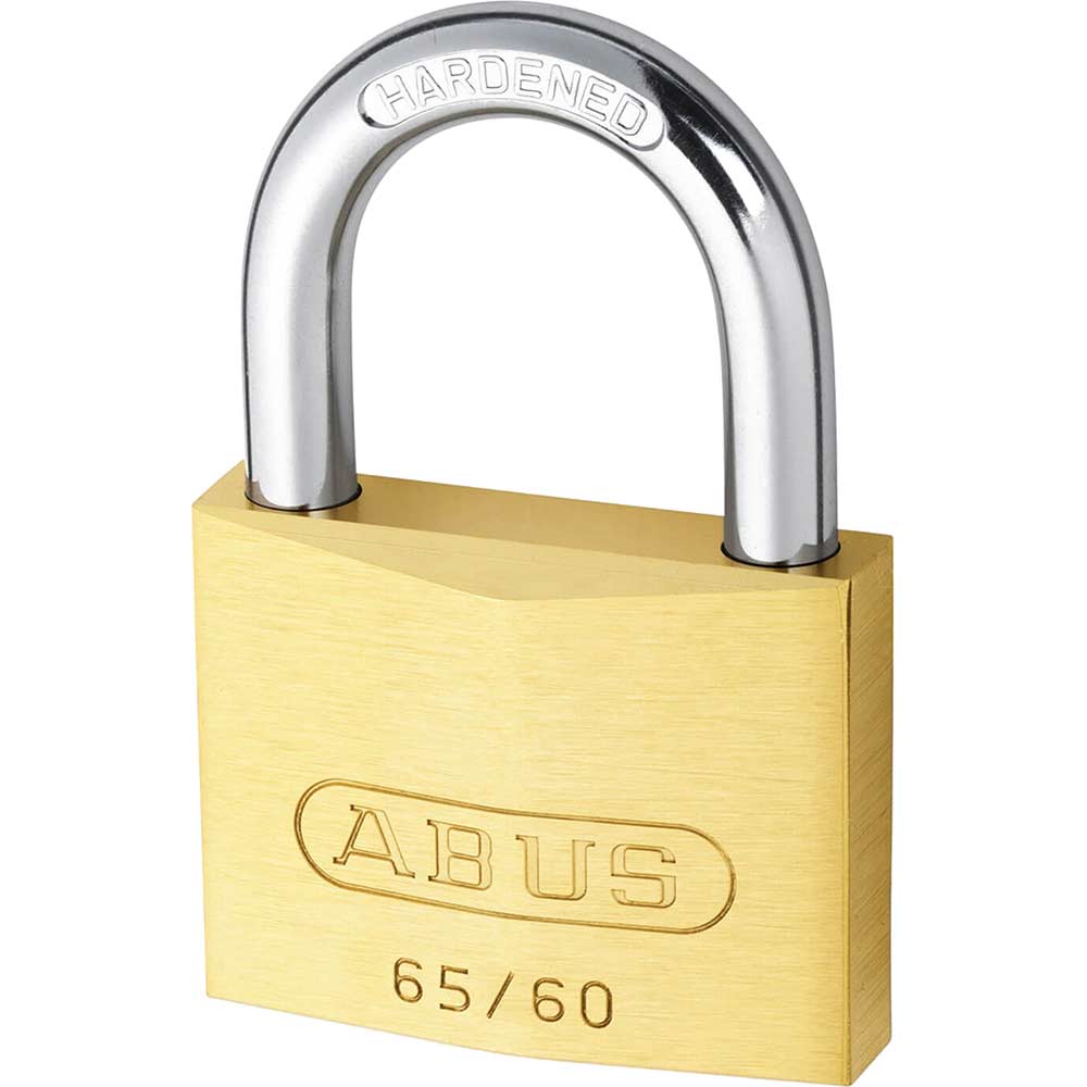 Photo of Abus 65 Series Compact Brass Padlock Keyed Alike 60mm Standard 6602