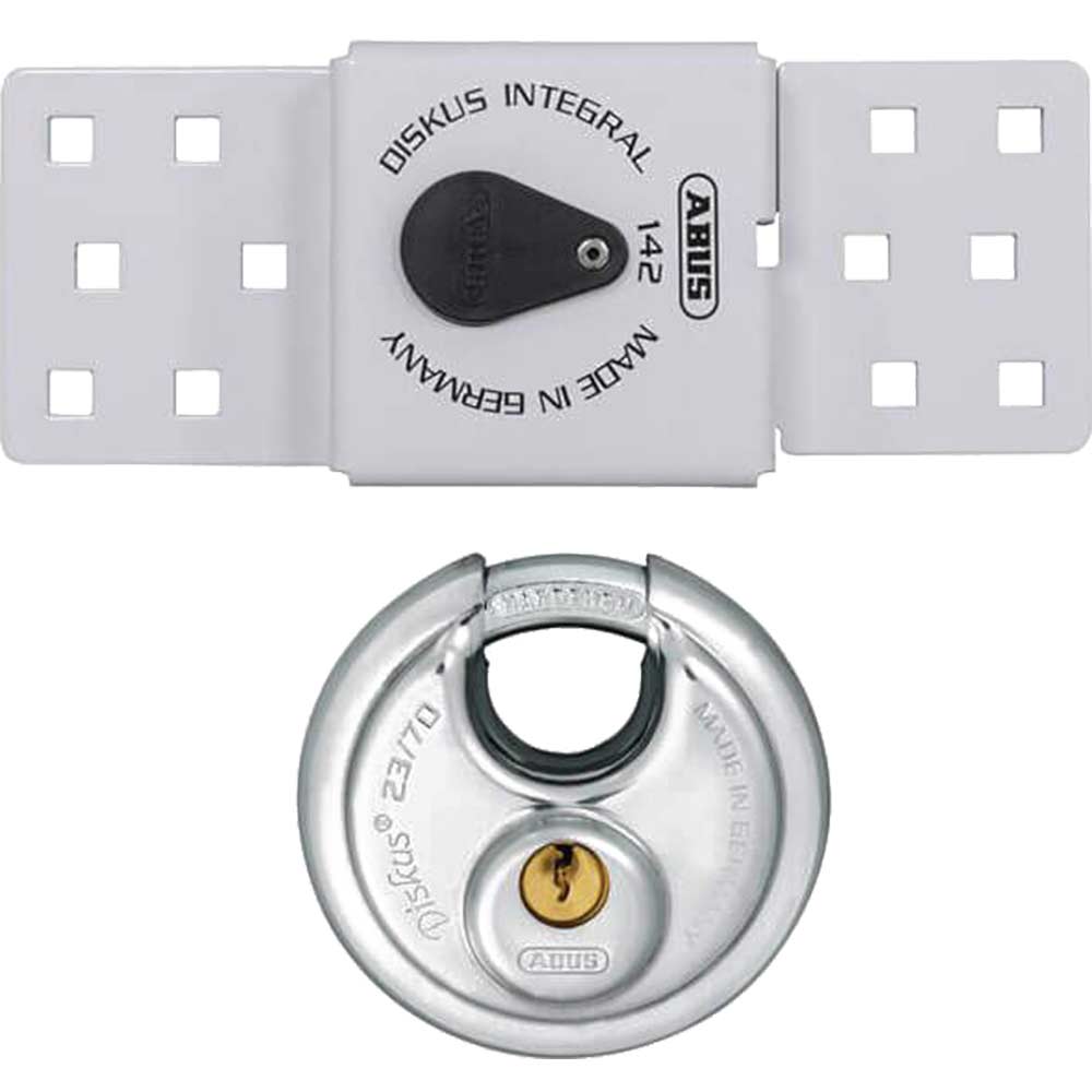 Image of ABUS 142 Sliding Door Van Lock and 23 70mm Diskus Padlock Set