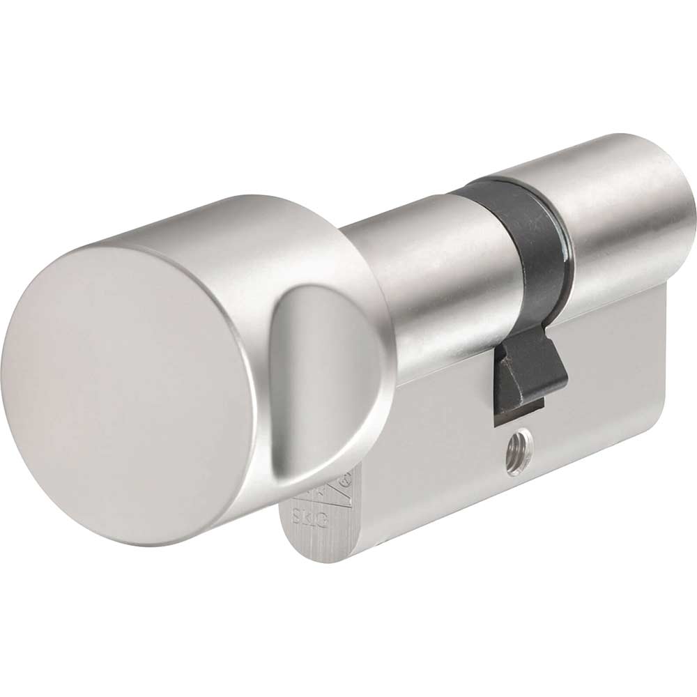 Photo of Abus Thumbturn Euro Cylinder 60mm 30mm X 30mm Nickel