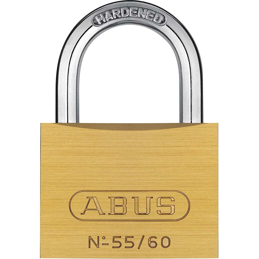 Photo of Abus 55 Series Basic Brass Padlock Keyed Alike 60mm Standard 5601