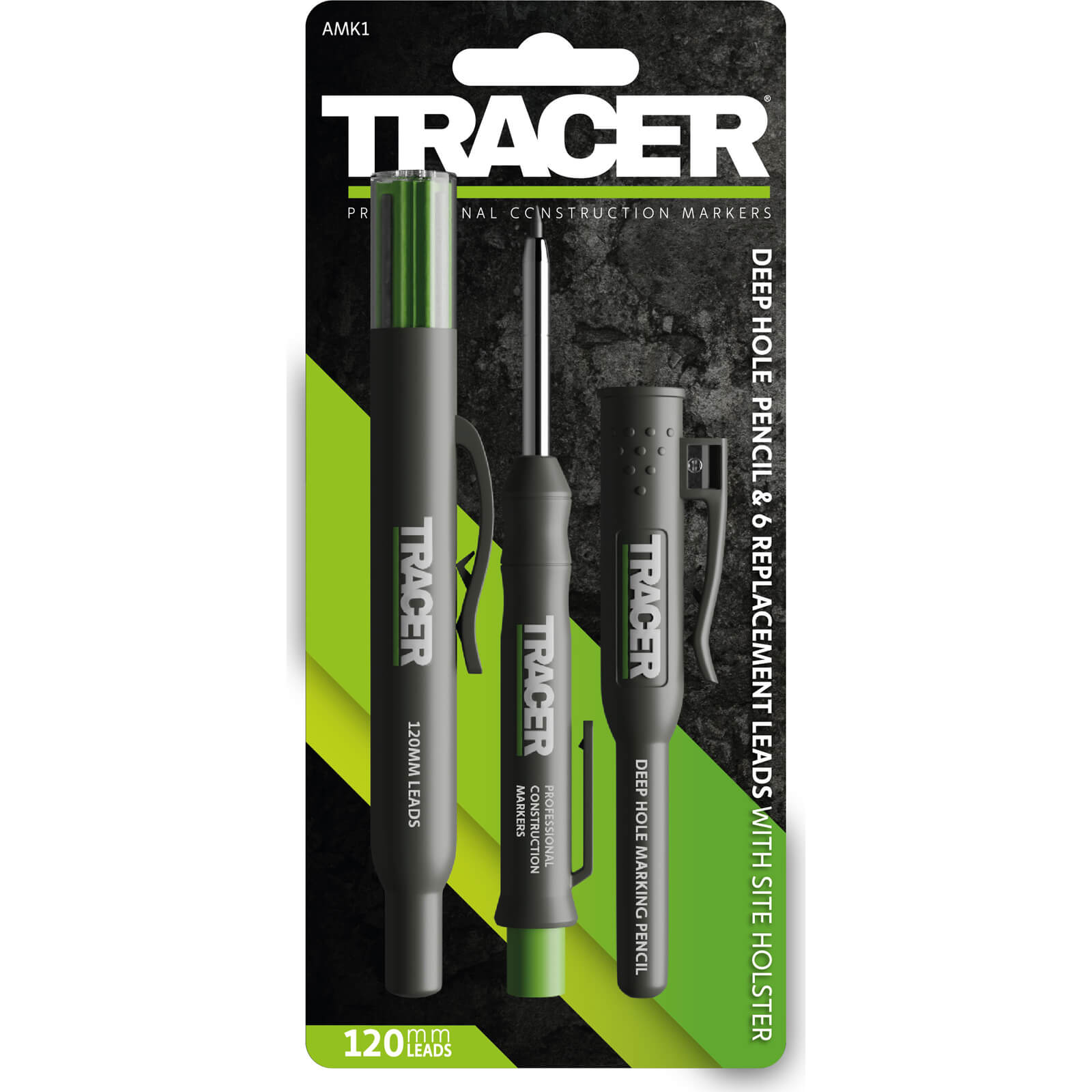 Tracer Deep Pencil Marker and Replacement Leads