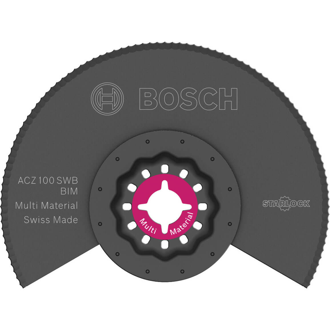 Image of Bosch ACZ 100 SWB Multi Material Oscillating Multi Tool Segment Saw Blade 100mm Pack of 1