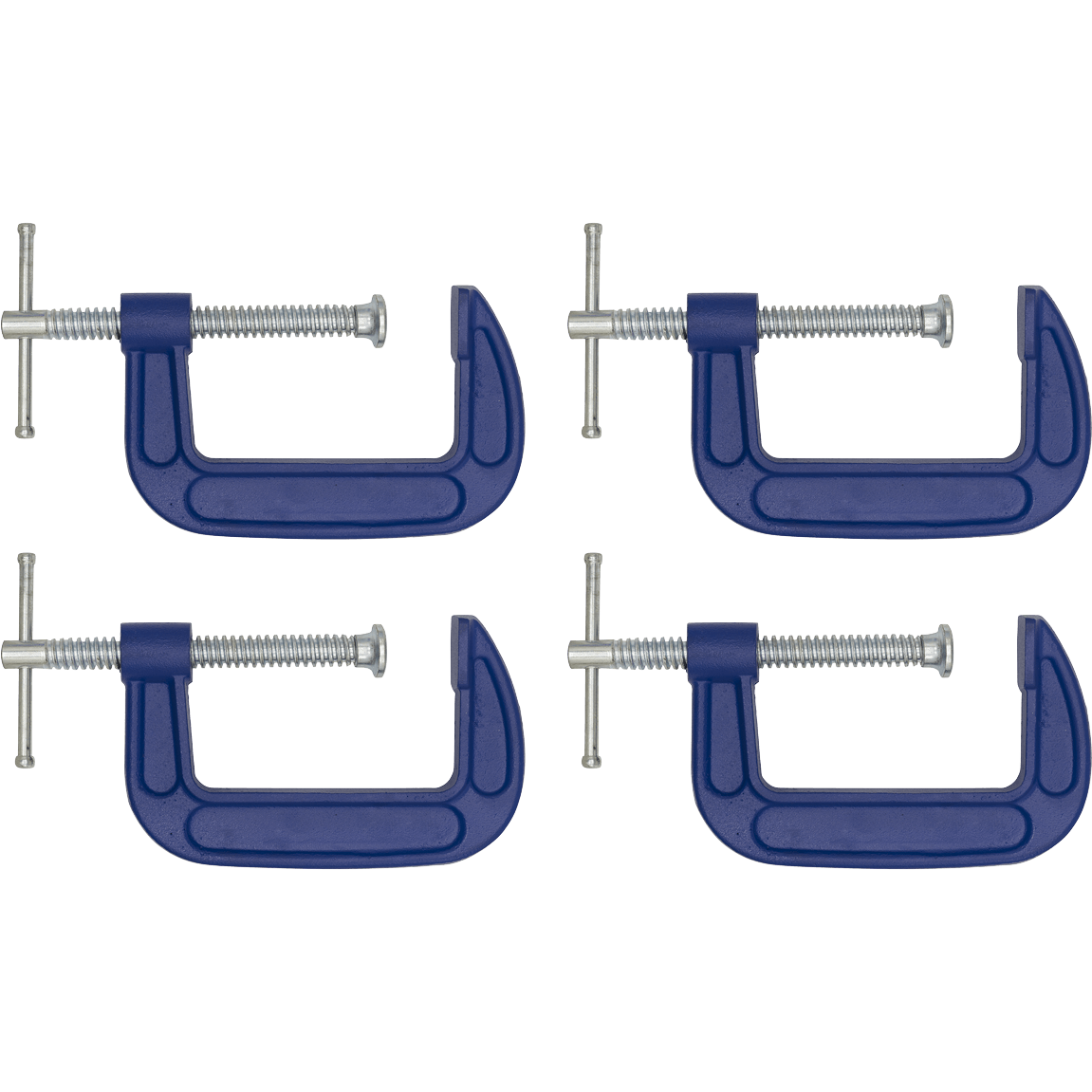 Sealey G Clamp Pack of 4 75mm 38mm