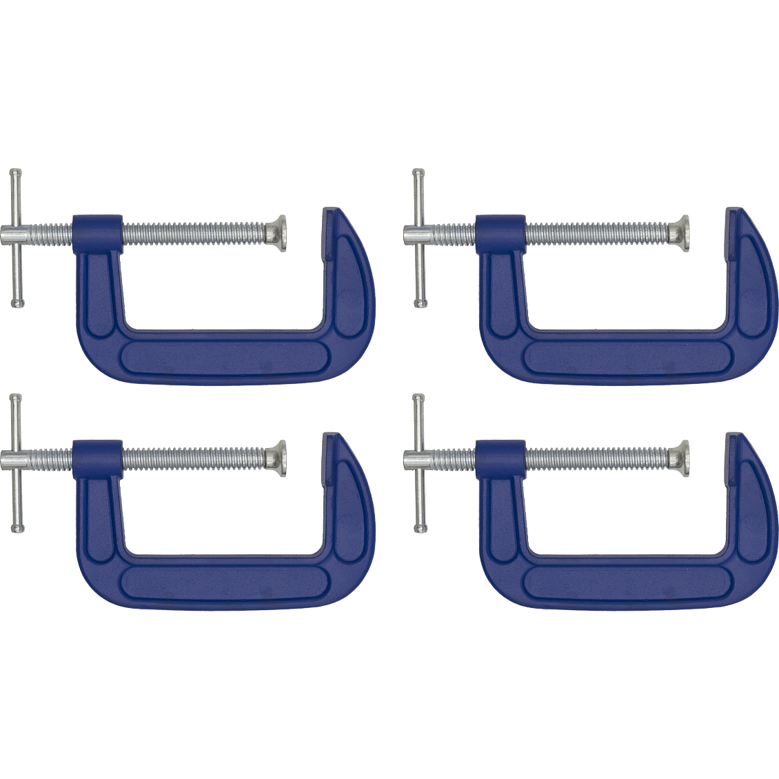 Sealey G Clamp Pack of 4 100mm 65mm