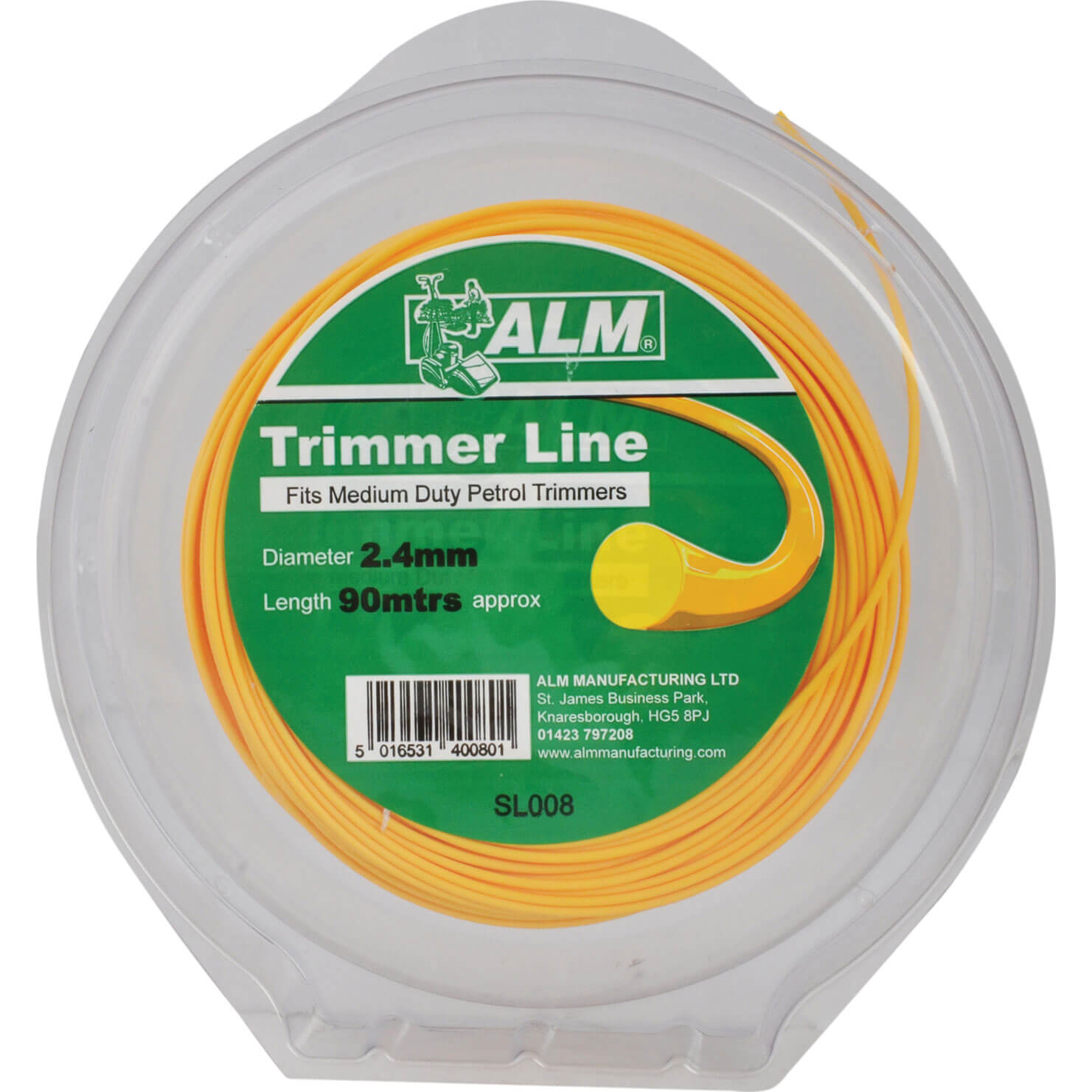 Photo of Alm Trimmer Line 2.4mm X 85m Approx For Grass Trimmers Pack Of 1