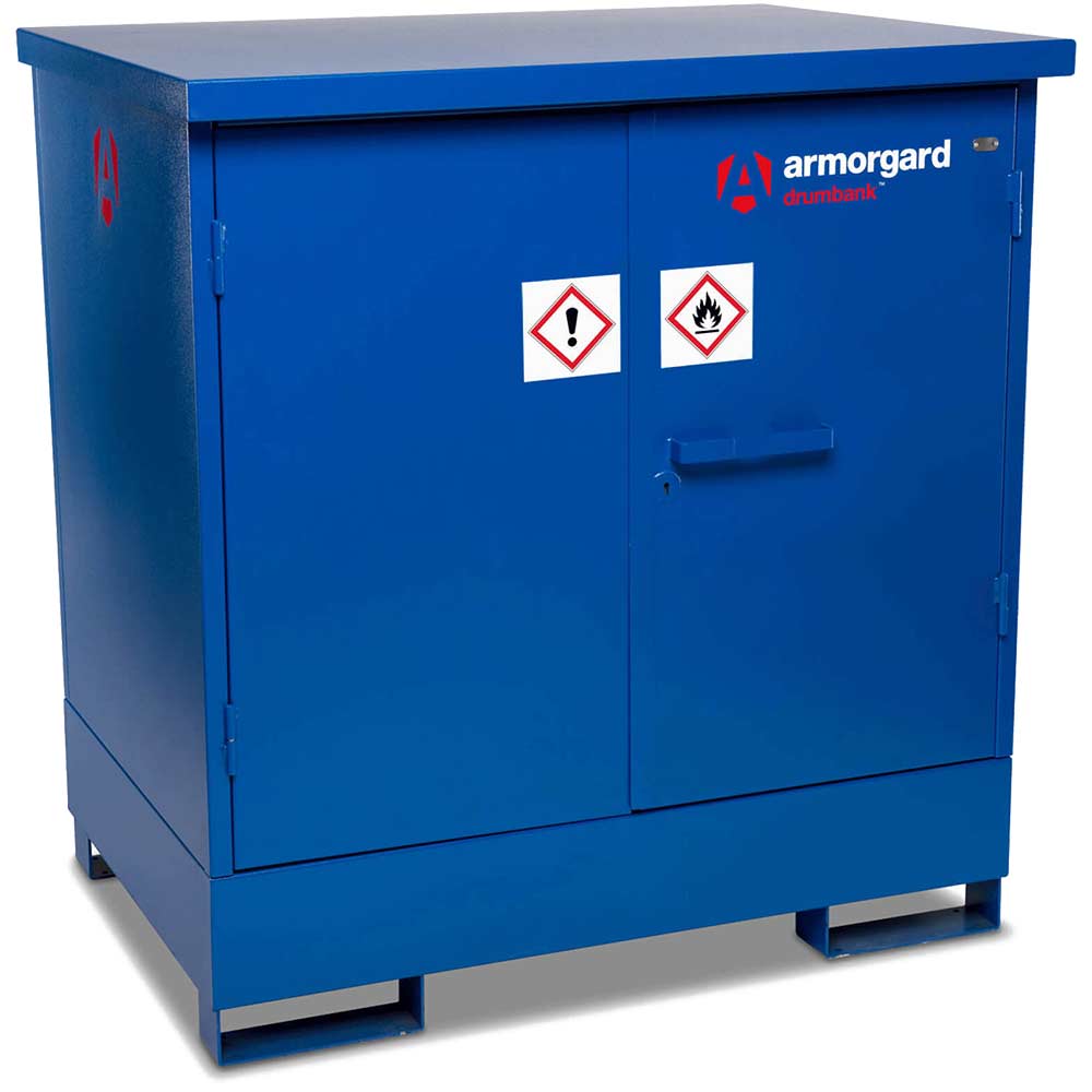 Photo of Armorgard Drumbank Secure Enclosed Drum Store 1385mm 1075mm 1345mm