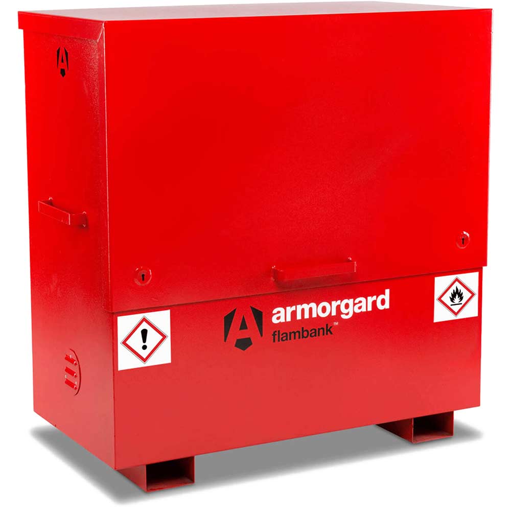 Photo of Armorgard Flambank Chemical And Flammables Secure Site Storage Chest 1275mm 675mm 1270mm
