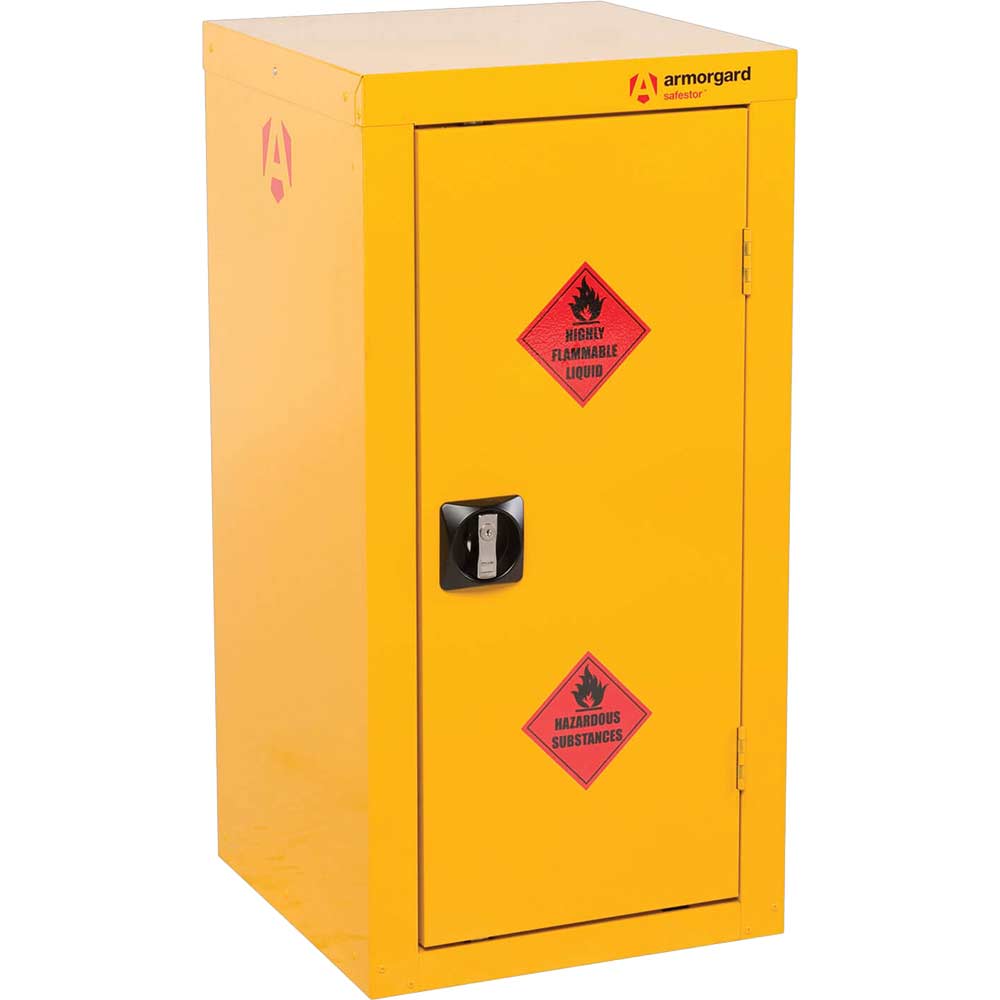 Photo of Armorgard Safestor Hazardous Materials Secure Storage Cabinet 450mm 465mm 905mm