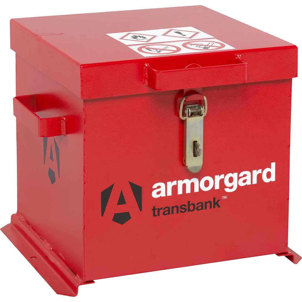 Photo of Armorgard Transbank Hazardous Goods Secure Storage Box 430mm 415mm 365mm
