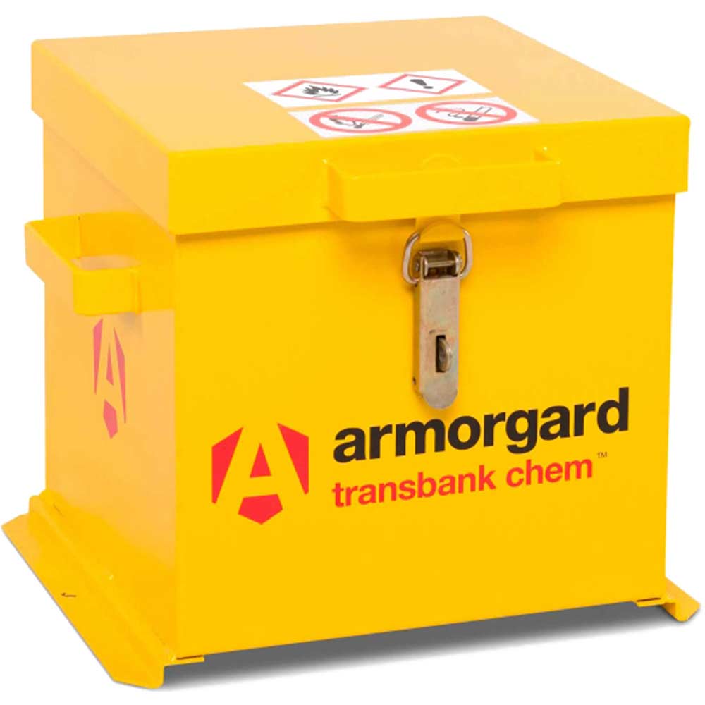 Photo of Armorgard Transbank Chem Chemicals Secure Storage Box 403mm 415mm 365mm