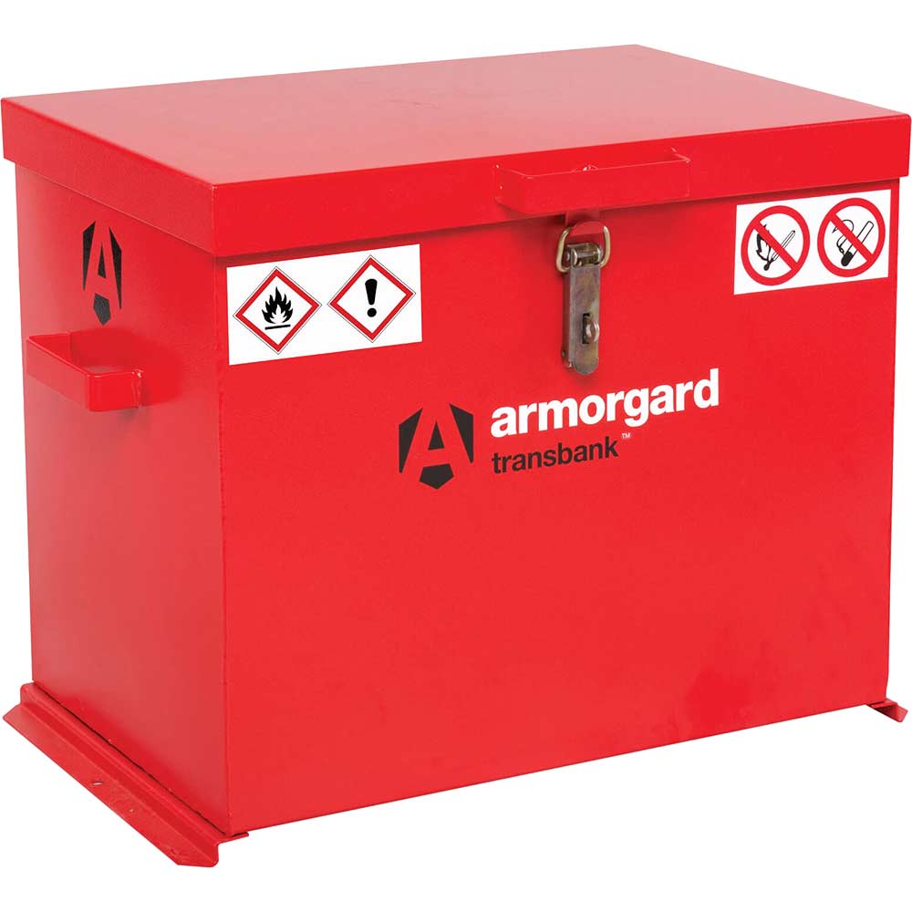 Photo of Armorgard Transbank Hazardous Goods Secure Storage Box 705mm 485mm 540mm