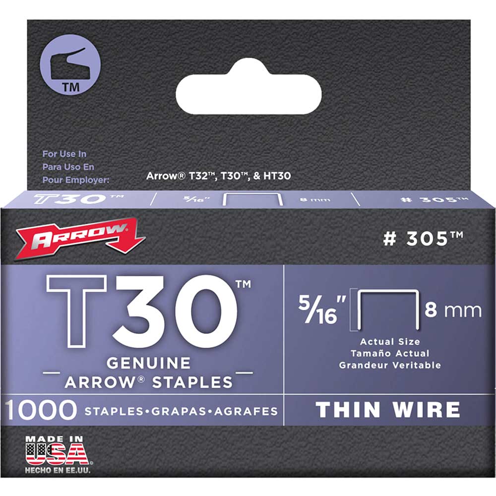 Photo of Arrow T30 Staples 8mm Pack Of 5000