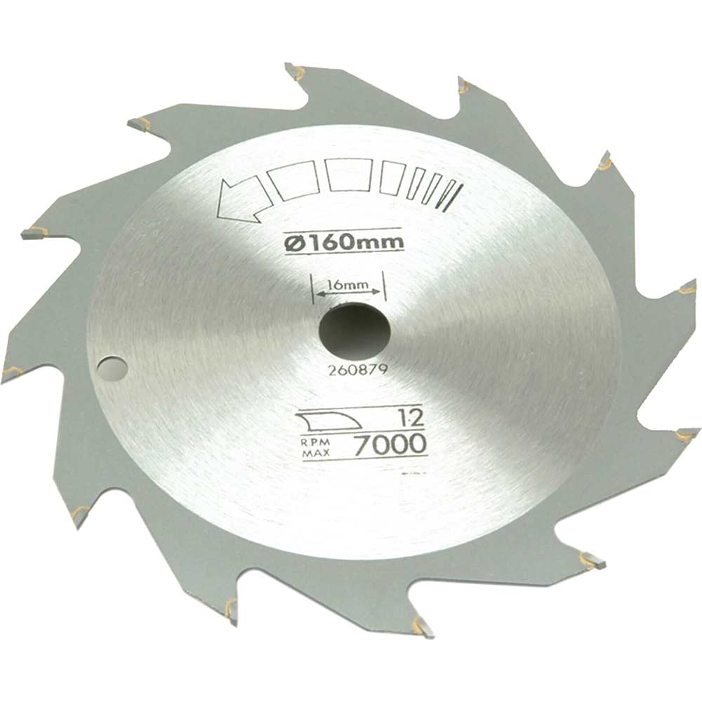 Photo of Black And Decker Piranha Tct Fast Rip Circular Saw Blade 160mm 12t 16mm